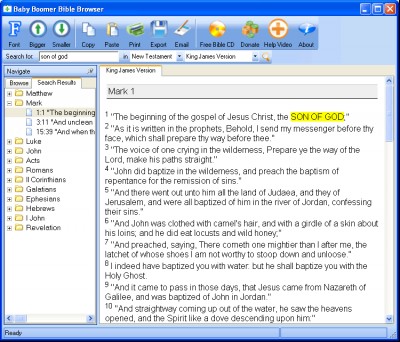 Free Baby Boomer Bible Browser 2.5.8 screenshot
