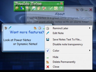 Freebie Notes 3.09 screenshot