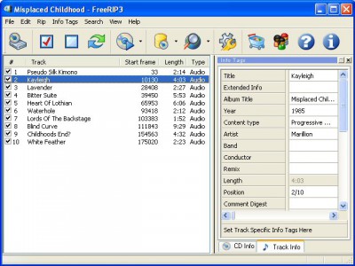 FreeRIP 4.5.4.3 screenshot