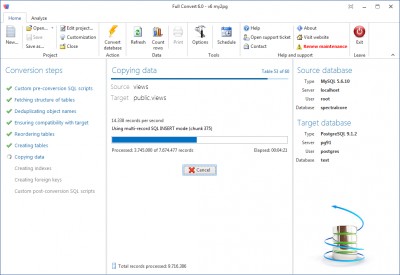 Full Convert Enterprise 6.11 screenshot