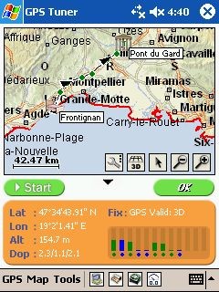 GPS Tuner 4.2 screenshot