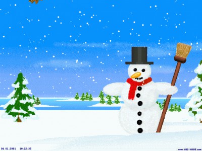 Happy Snowman Screensaver 4.00.0495 screenshot