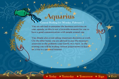 Horoscope 1.0 screenshot