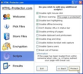 HTML Protector 1.0 screenshot
