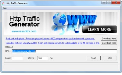 HttpTrafficGen 1.8.8 screenshot HttpTrafficGen 1.8.8 screenshot
