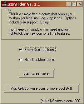 IconHider 1.3 screenshot