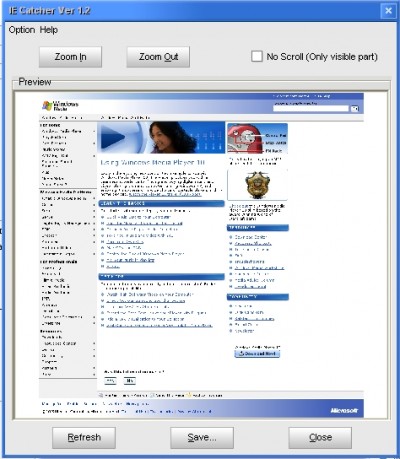 IE Catcher 1.3 screenshot