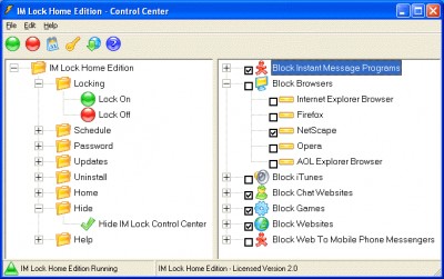 IM Lock Home Edition 2.0 screenshot