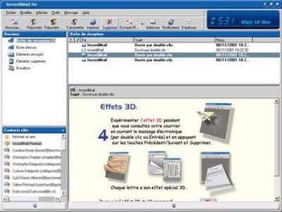 IncrediMail 2001 screenshot