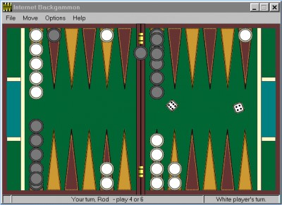 Internet Backgammon 1.02 screenshot