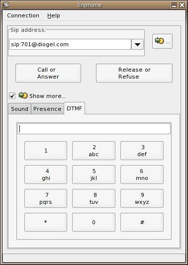 linphone  screenshot