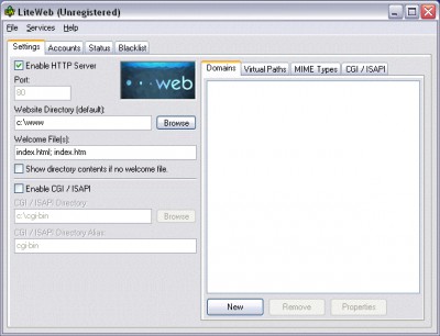 LiteWeb 2.7 screenshot LiteWeb 2.7 screenshot