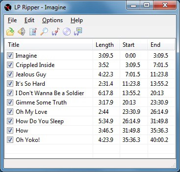 LP Ripper 6.0 screenshot