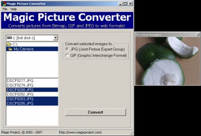 Magic Picture Converter 1.01 screenshot