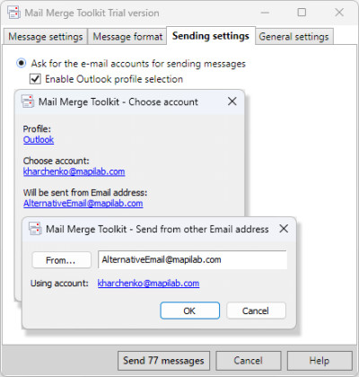 Mail Merge Toolkit 7.0 screenshot