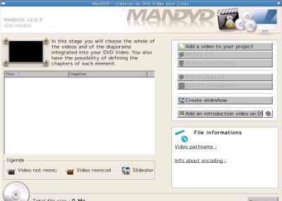 ManDVD 2.0.4 screenshot