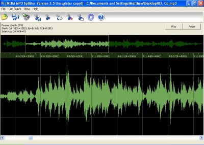 Meda MP3 Splitter 1.1 screenshot