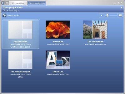 Microsoft Max 1.0 screenshot