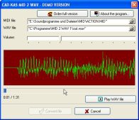 MID 2 WAV 1.0 screenshot MID 2 WAV 1.0 screenshot