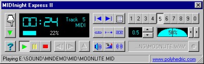 MIDInight Express 2.6 screenshot
