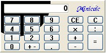 Mini-calculator 1.0.4.8 screenshot