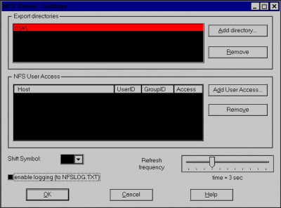 nfsAxe Windows NFS Client and NFS Server 3.6 screenshot