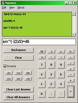 Numero 1.3 screenshot