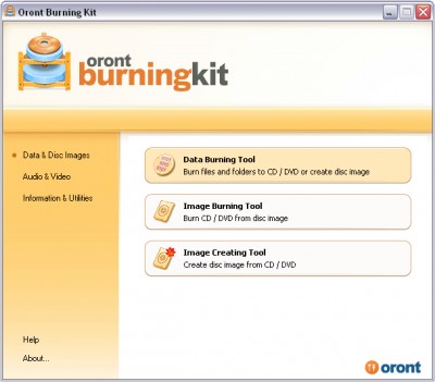 Oront Burning Kit 1.1 screenshot