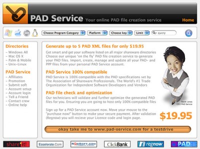 PAD Server Windows 2.0 screenshot