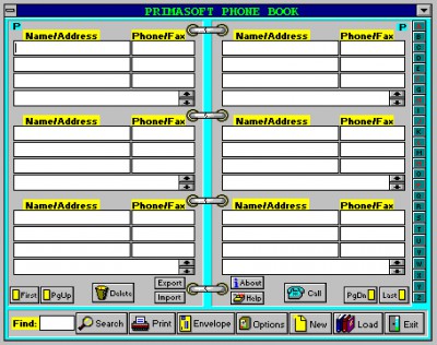 Phone Book 5.1 screenshot