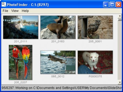 PhotoFinder 2.6c screenshot