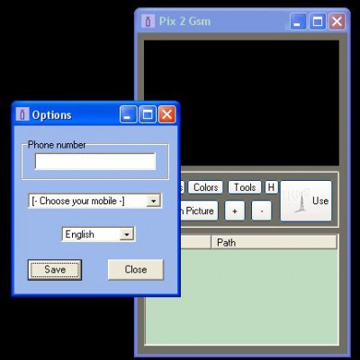 Pix2Gsm 1.03 screenshot Pix2Gsm 1.03 screenshot