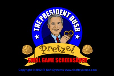 President Bush Pretzel Shell Game 1.0 screenshot