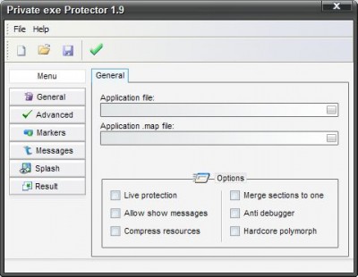 Private exe Protector 2.0 screenshot