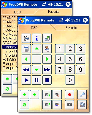 ProgDVB Remote 1.0b screenshot