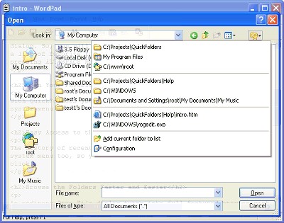 QuickFolders 2.2.0.166 screenshot QuickFolders 2.2.0.166 screenshot
