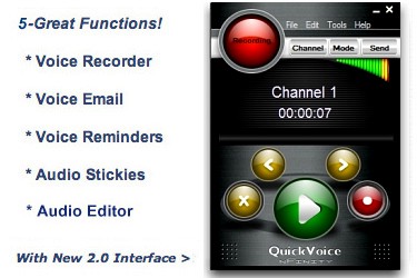 QuickVoice for OSX 2.2.0 screenshot