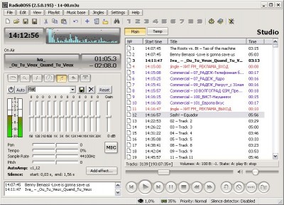 RadioBoss 6.1.0.0 Beta screenshot