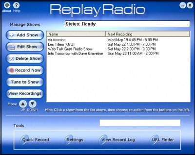 Replay Radio 4.1 screenshot