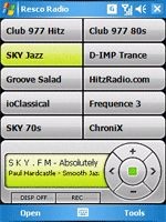 Resco Pocket Radio 1.61 screenshot