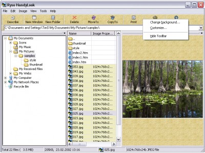 Ryso HandyLook 3.0 screenshot Ryso HandyLook 3.0 screenshot