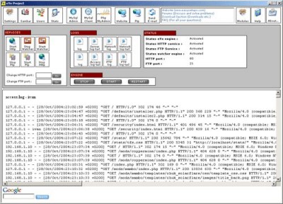 Sambar Server 4.03 screenshot