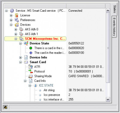 SCardX Easy smart card ActiveX control 2.1 screenshot