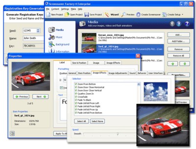 Screensaver Factory 3 Pro 3.2 screenshot