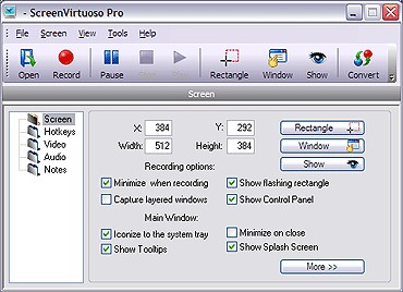 ScreenVirtuoso Pro 4.61 screenshot ScreenVirtuoso Pro 4.61 screenshot