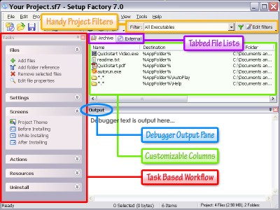 Setup Factory 5.0 screenshot