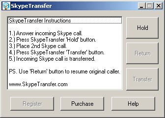 SkypeTransfer 1.0 screenshot