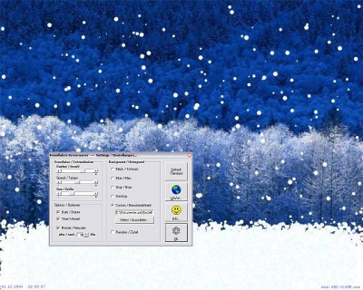 Snowflakes Screensaver 1.00.0491 screenshot