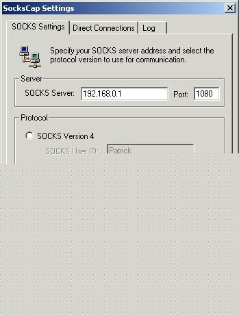 SocksCap 2.34 screenshot SocksCap 2.34 screenshot