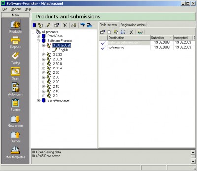 Software-Promoter 3.3.03 screenshot